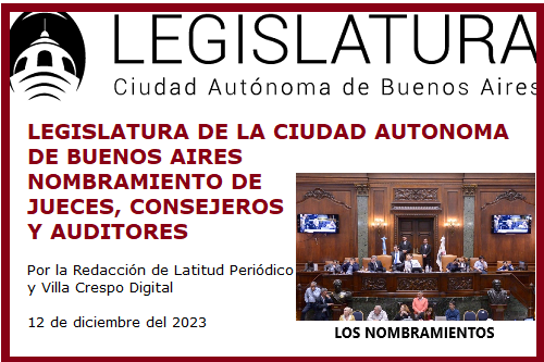 LEGISLATURA NOMBRAMIENTOS